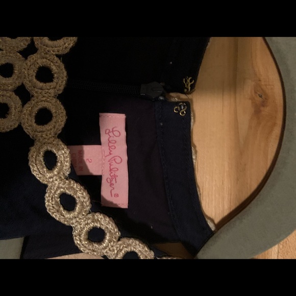 Lilly Pulitzer Navy dress - Picture 2 of 2